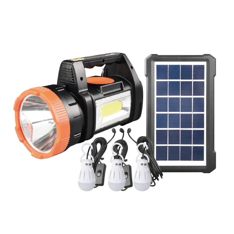 Kit de projecteur solaire rechargeable COB 30 W