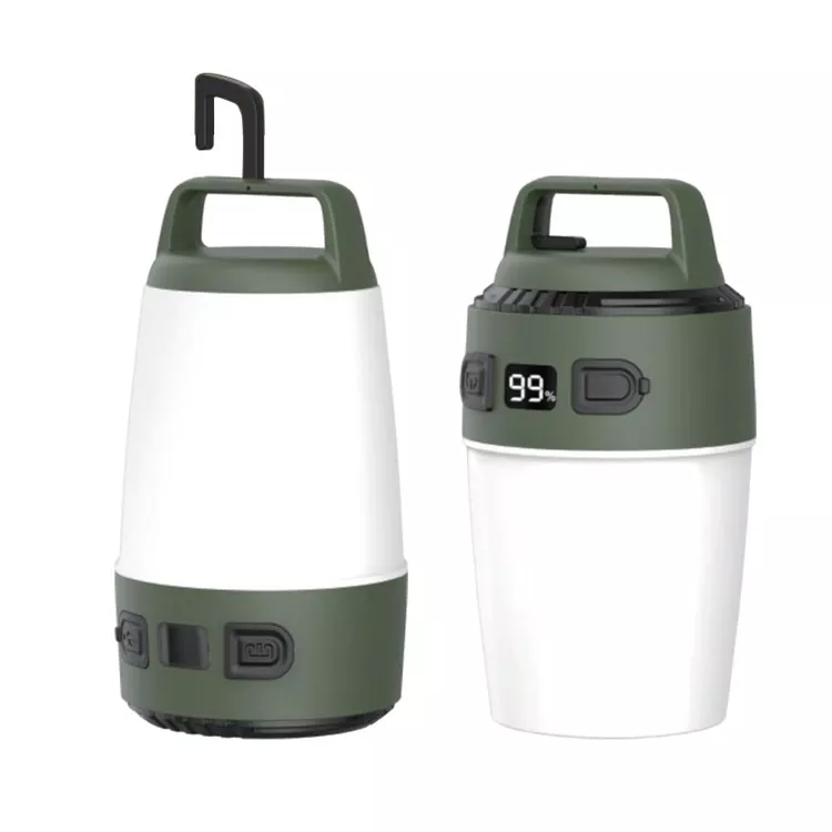 Lanterne de Camping LED Rouge et Blanche 36W Rechargeable