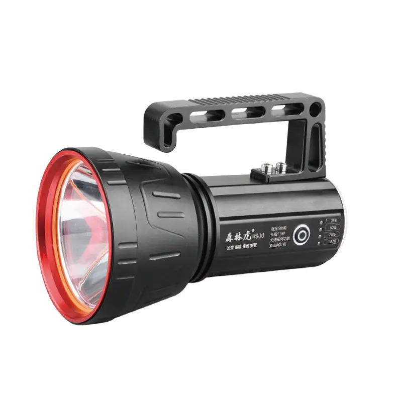 Projecteur rechargeable longue portée 50 W avec double faisceau