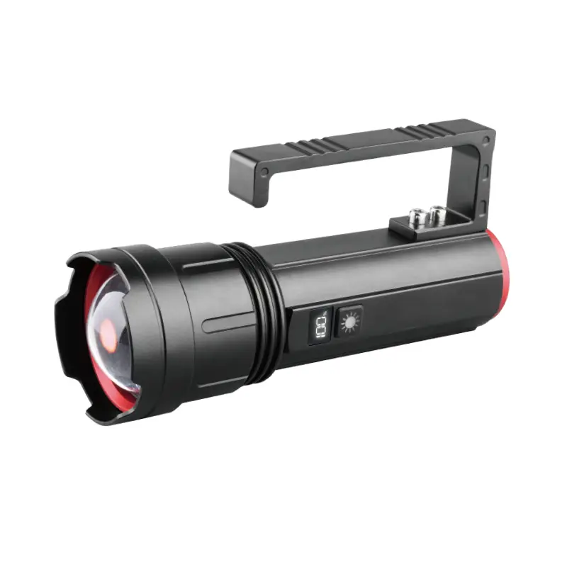 Lampe de poche laser blanche 50W rechargeable
