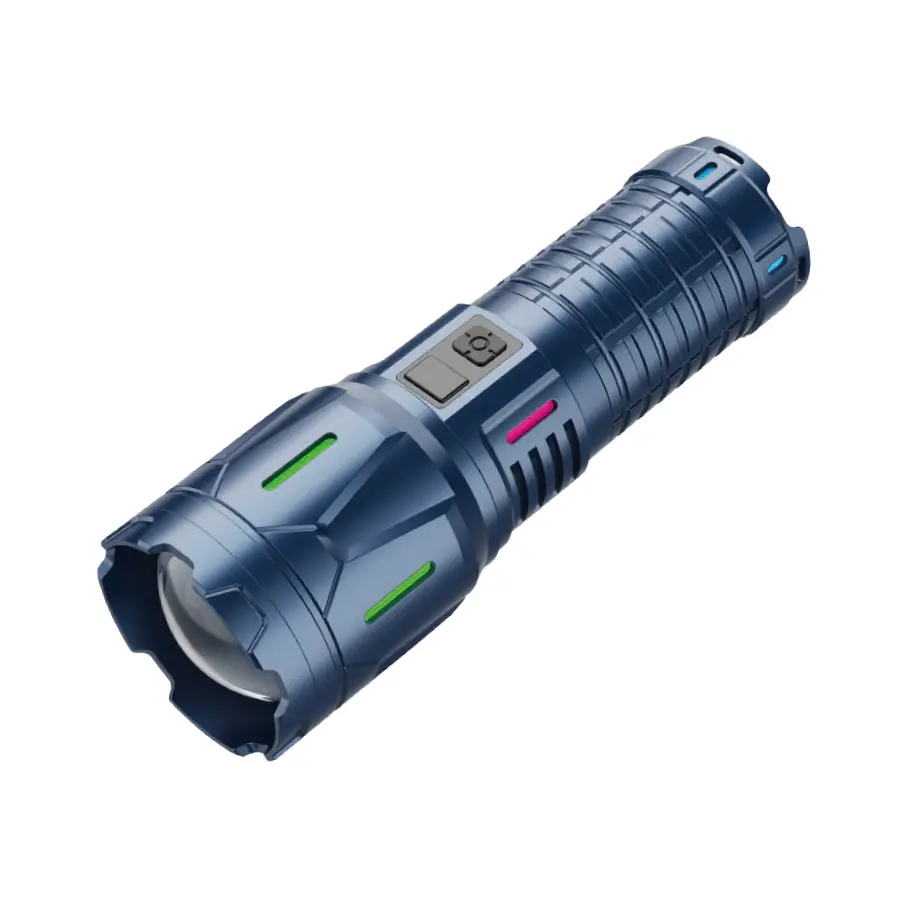 Lampe de poche tactique rechargeable à LED robuste de 30 W