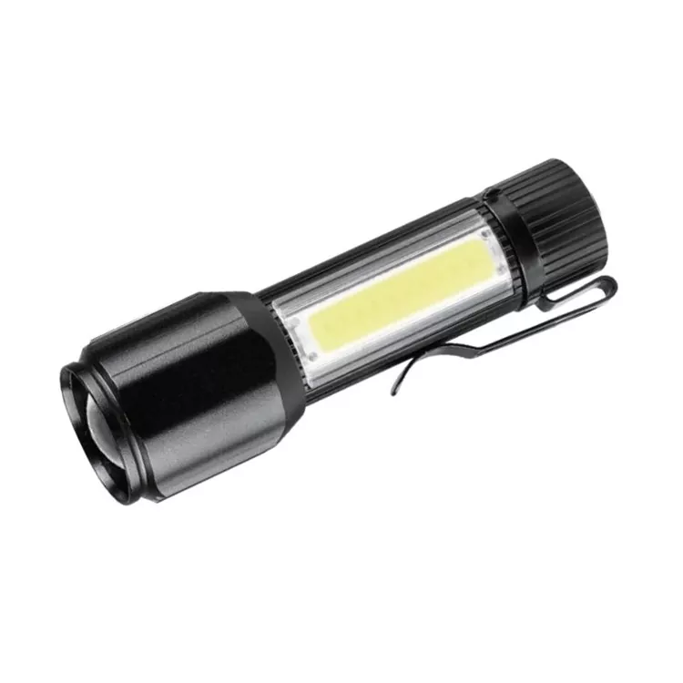 Lampe de poche LED avec lampe de travail à pince pour le camping de réparation de voiture