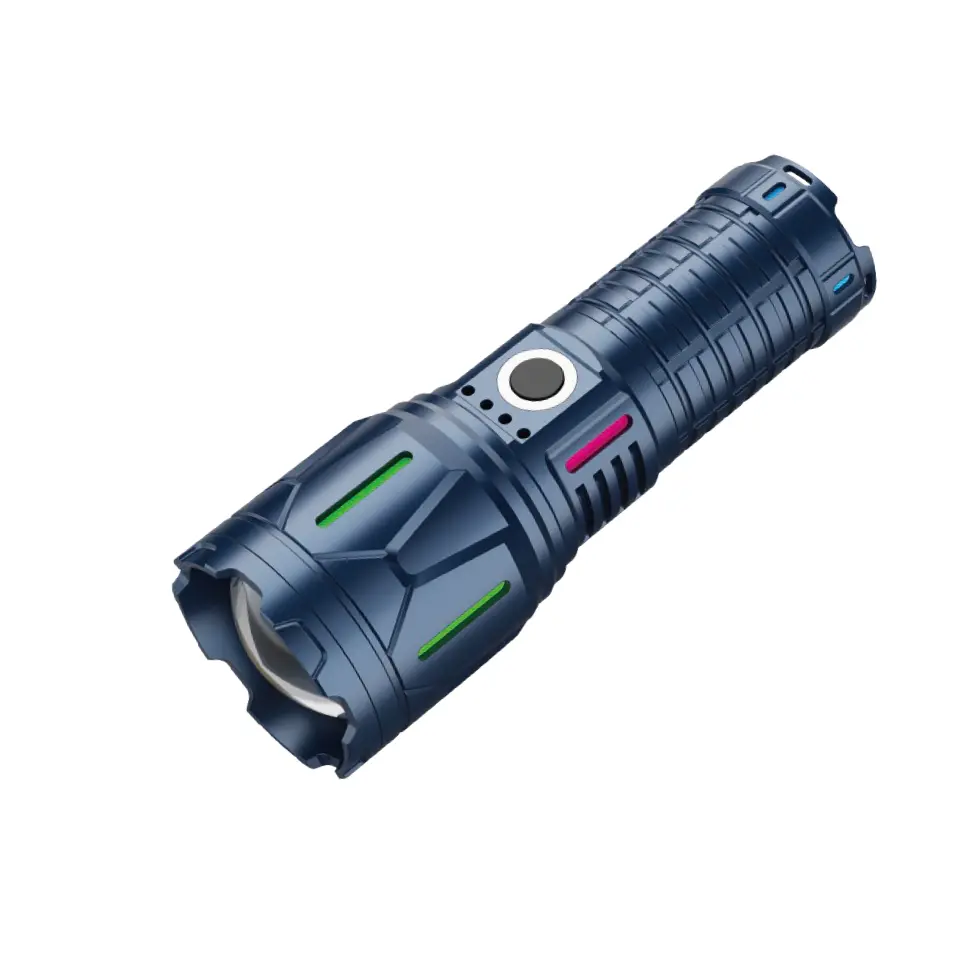 Torche EDC tactique rechargeable 10W haute luminosité