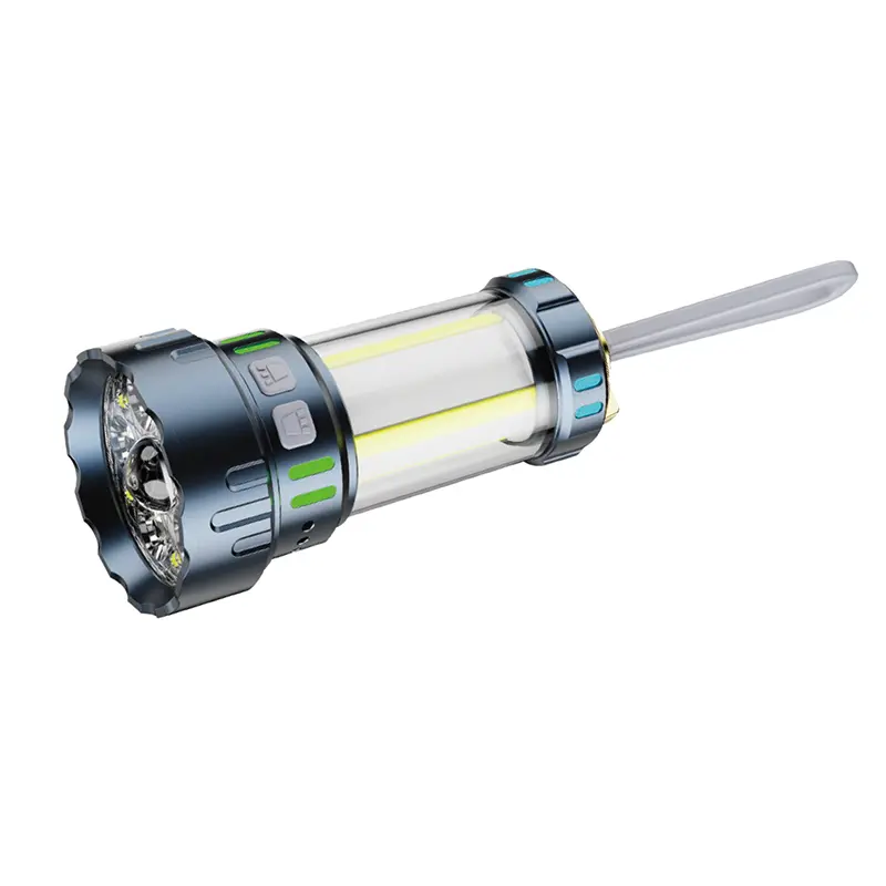Lampe de poche multifonction rechargeable avec sortie USB