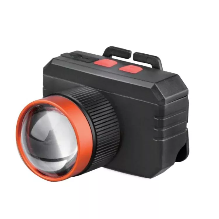 Lampe frontale rechargeable au laser blanc 15 W, autonomie de 5 à 12 heures