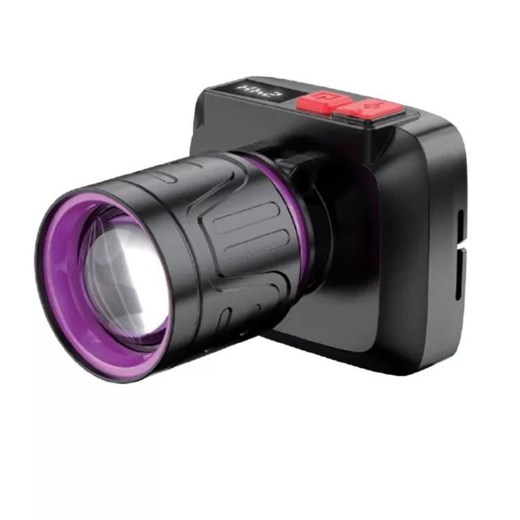 Lampe frontale LED laser blanche étanche pour la construction et le travail de nuit