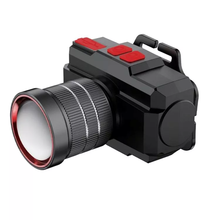 Lampe frontale laser blanche pour activités de plein air légères et patrouille